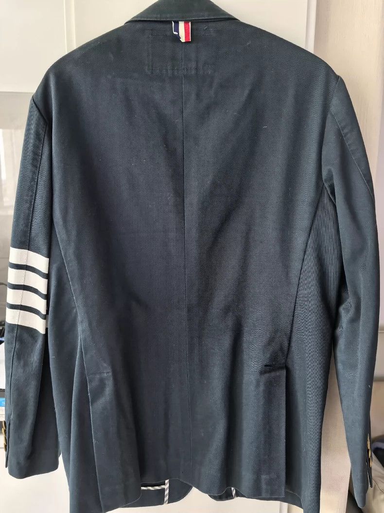Thom Browne Thom Browne Men's Navy Suit Jacket-dmc Size US M / EU 48-50 / 2 - 2 Thumbnail