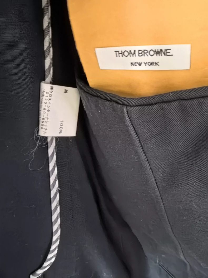 Thom Browne Thom Browne Men's Navy Suit Jacket-dmc Size US M / EU 48-50 / 2 - 4 Thumbnail