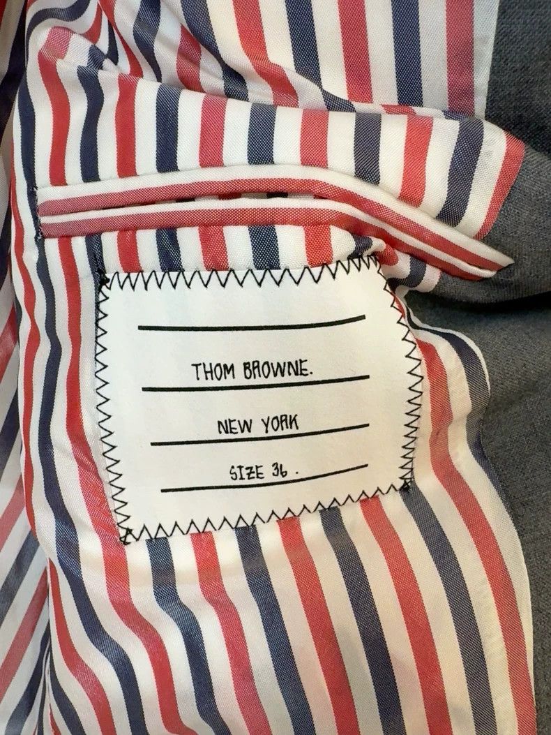 Thom Browne Thom Browne Women's Classic Blazer with Stripes-dmc Size US M / EU 48-50 / 2 - 5 Thumbnail
