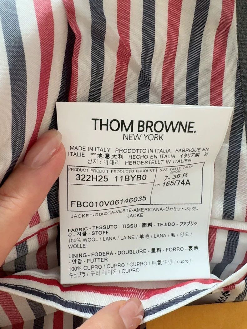 Thom Browne Thom Browne Women's Classic Blazer with Stripes-dmc Size US M / EU 48-50 / 2 - 6 Thumbnail