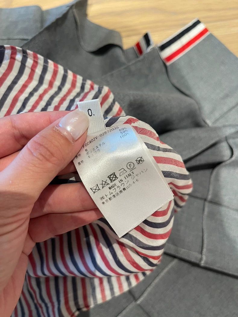 Thom Browne Classic Wool Pleated Skirt by Thom Browne-dmc Size US 38 / EU 54 - 6 Thumbnail