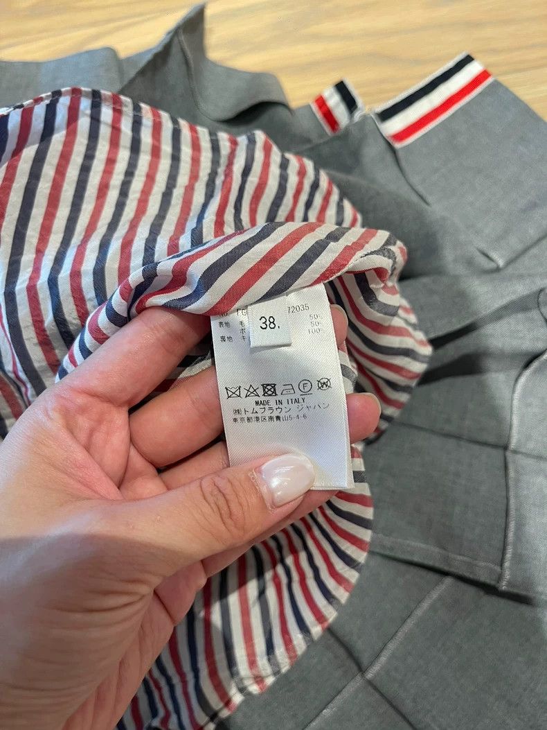 Thom Browne Classic Wool Pleated Skirt by Thom Browne-dmc Size US 38 / EU 54 - 7 Thumbnail