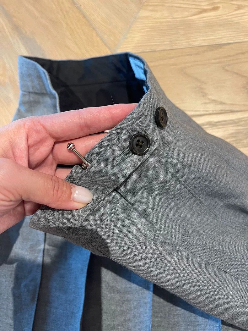 Thom Browne Classic Wool Pleated Skirt by Thom Browne-dmc Size US 38 / EU 54 - 4 Thumbnail
