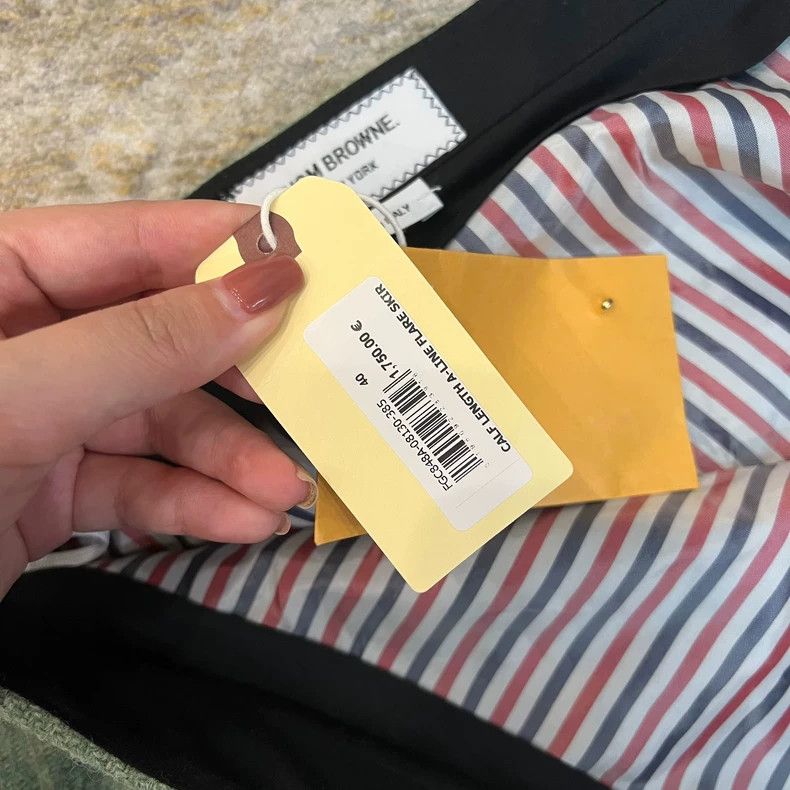 Thom Browne Thom Browne Green Wool Midi Skirt-dmc Size US 31 - 5 Thumbnail