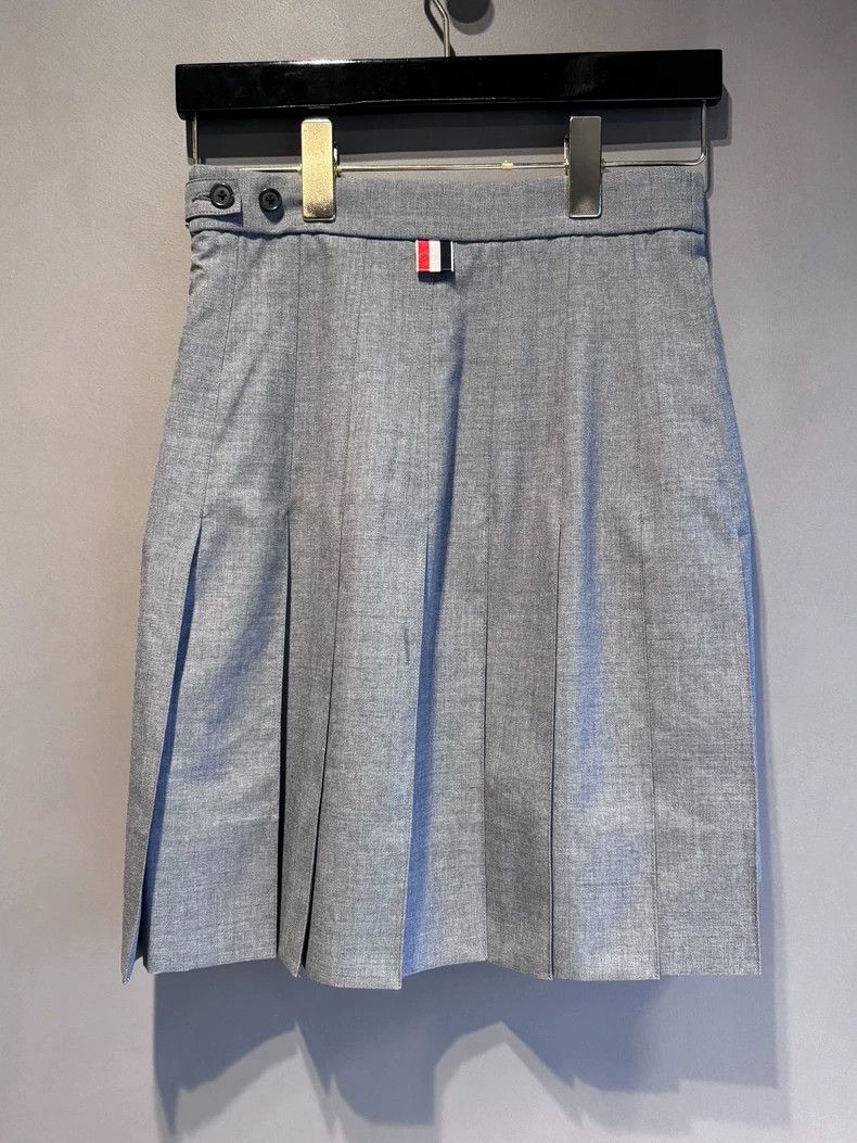 Thom Browne Thom Browne Classic Pleated Skirt-dmc Size US 31 - 2 Thumbnail