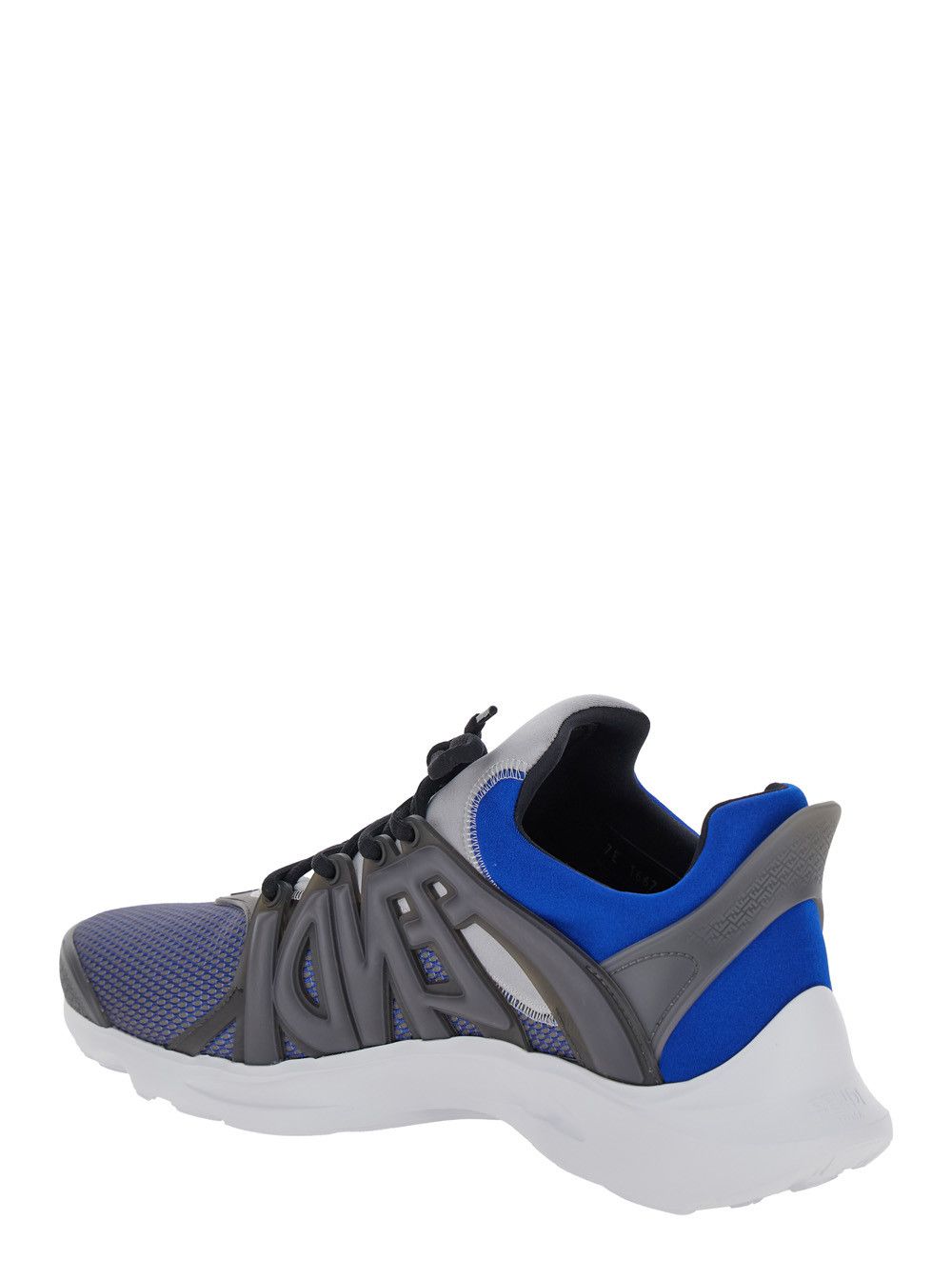 Fendi 'Fendi Tag' Blue Sneakers with Logo in Techno Mesh Man Size US 7 / EU 40 - 3 Thumbnail
