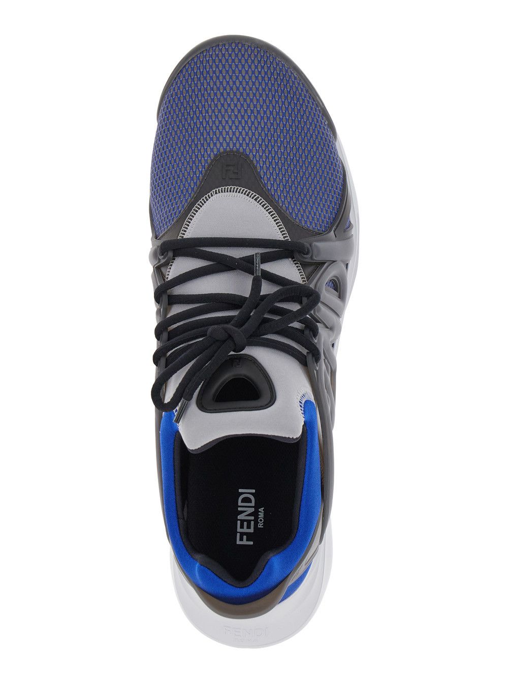 Fendi 'Fendi Tag' Blue Sneakers with Logo in Techno Mesh Man Size US 7 / EU 40 - 4 Thumbnail