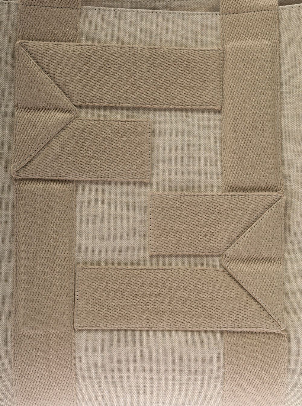 Fendi Fendi Ma's Beige Fabric Handbag Size ONE SIZE - 4 Thumbnail