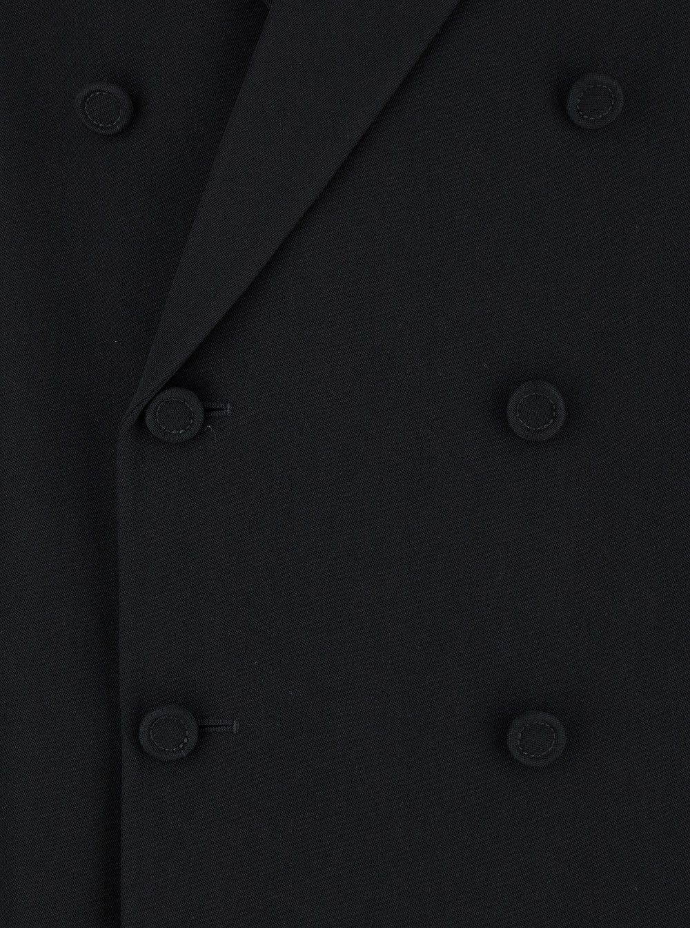 Gucci Black Double-Breasted Suit with G Detail in Wool Man Size US M / EU 48-50 / 2 - 3 Thumbnail