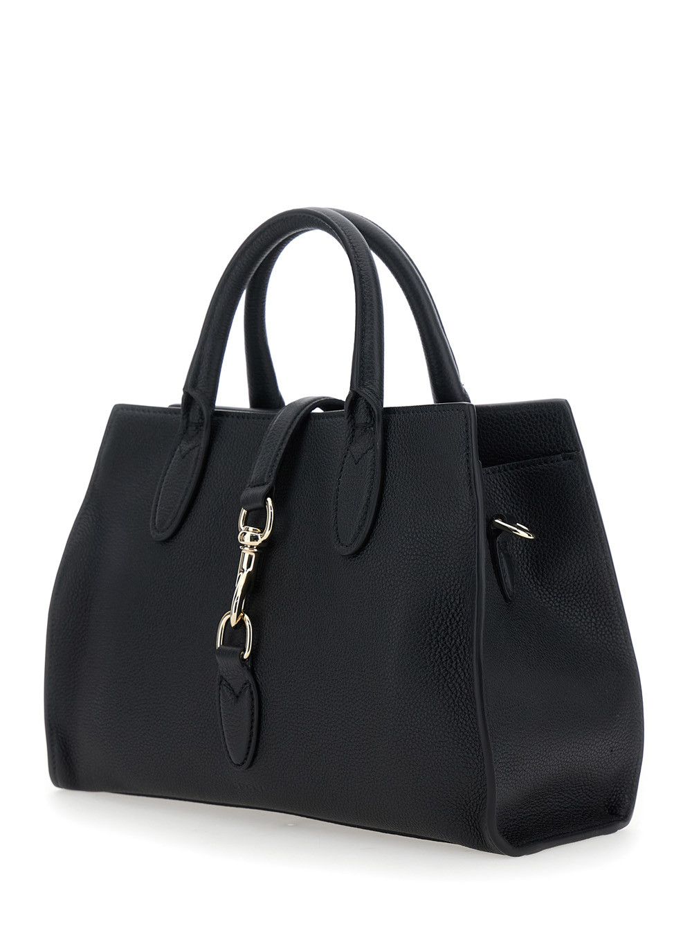 Gucci 'Jackie' Black Handbag with Horsebit on the Front and Removable Shoulder Strap in Leather Woman Size ONE SIZE - 2 Thumbnail