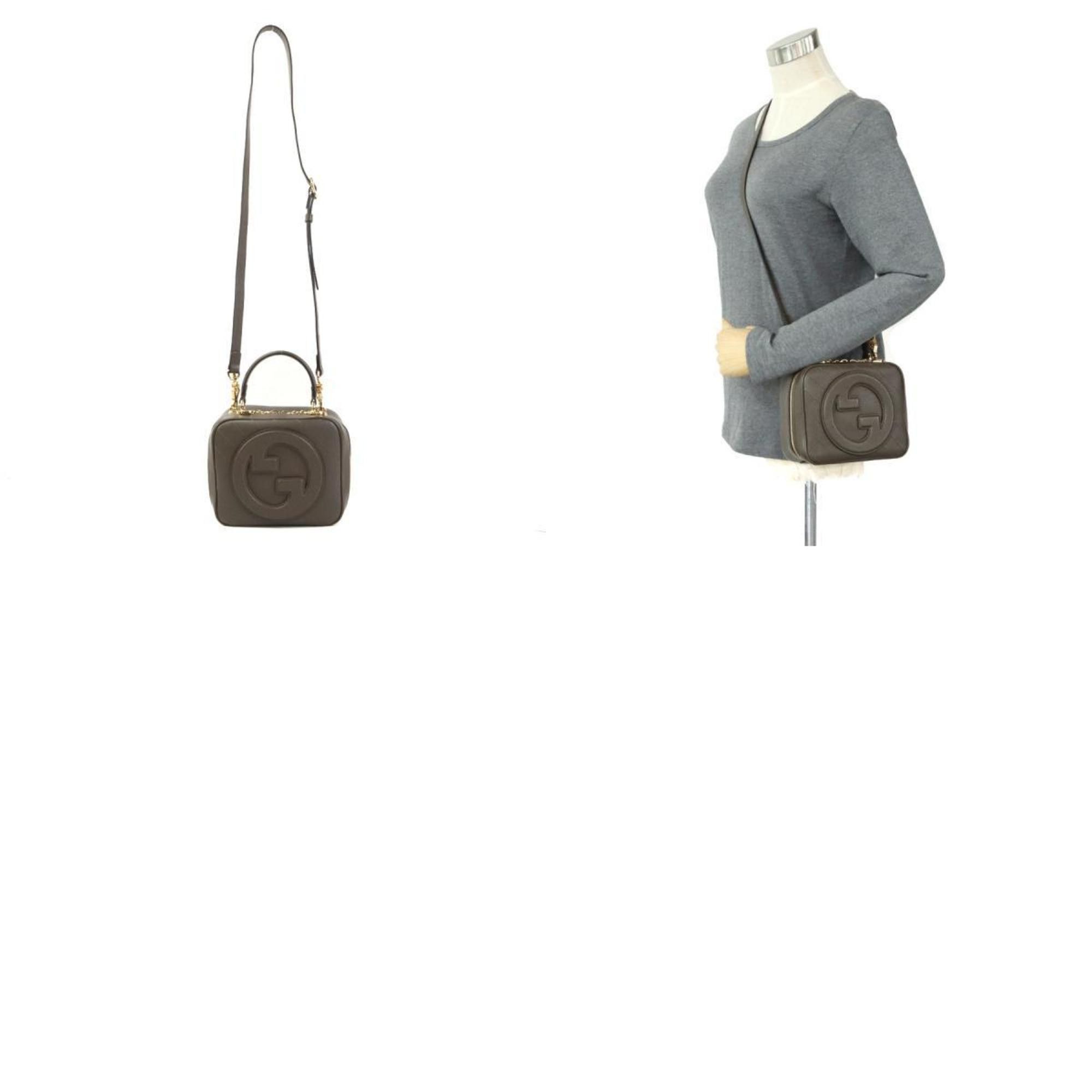 Gucci GUCCI Shoulder Bag Blondie Khaki Brown Women's 744434 90062i Size ONE SIZE - 5 Thumbnail