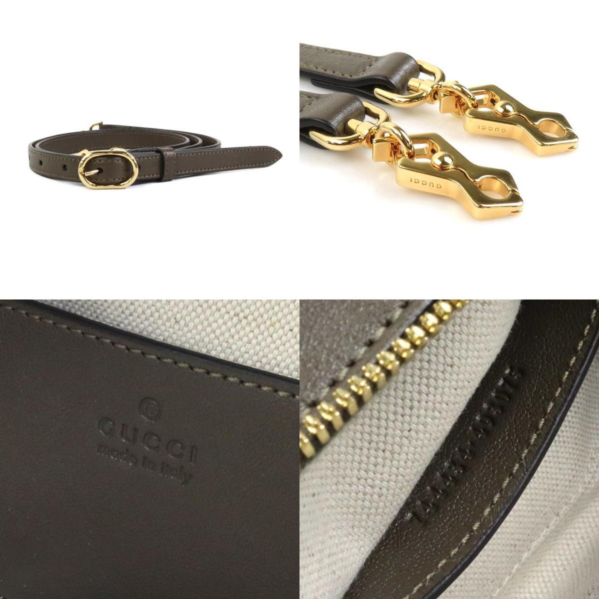 Gucci GUCCI Shoulder Bag Blondie Khaki Brown Women's 744434 90062i Size ONE SIZE - 4 Thumbnail