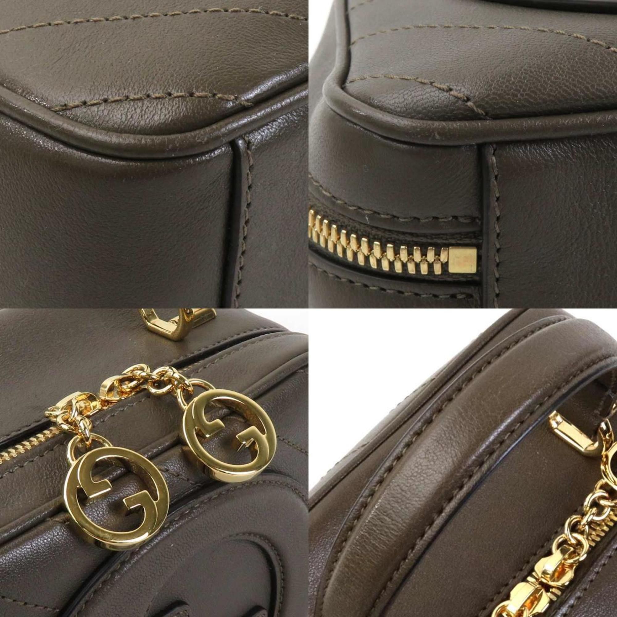 Gucci GUCCI Shoulder Bag Blondie Khaki Brown Women's 744434 90062i Size ONE SIZE - 3 Thumbnail