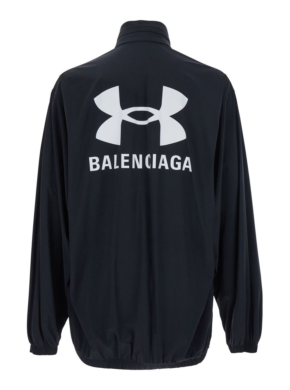 Balenciaga Black Jacket with Under Armour® Maxi Logo on the Back in Tech Fabric Man Size US XS / EU 42 / 0 - 2 Thumbnail