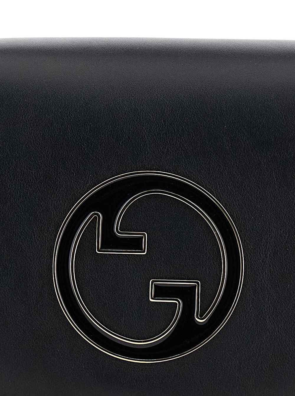 Gucci 'Blondie' Black Handbag with GG Logo Plaque on the Front in Leather Woman Size ONE SIZE - 5 Thumbnail