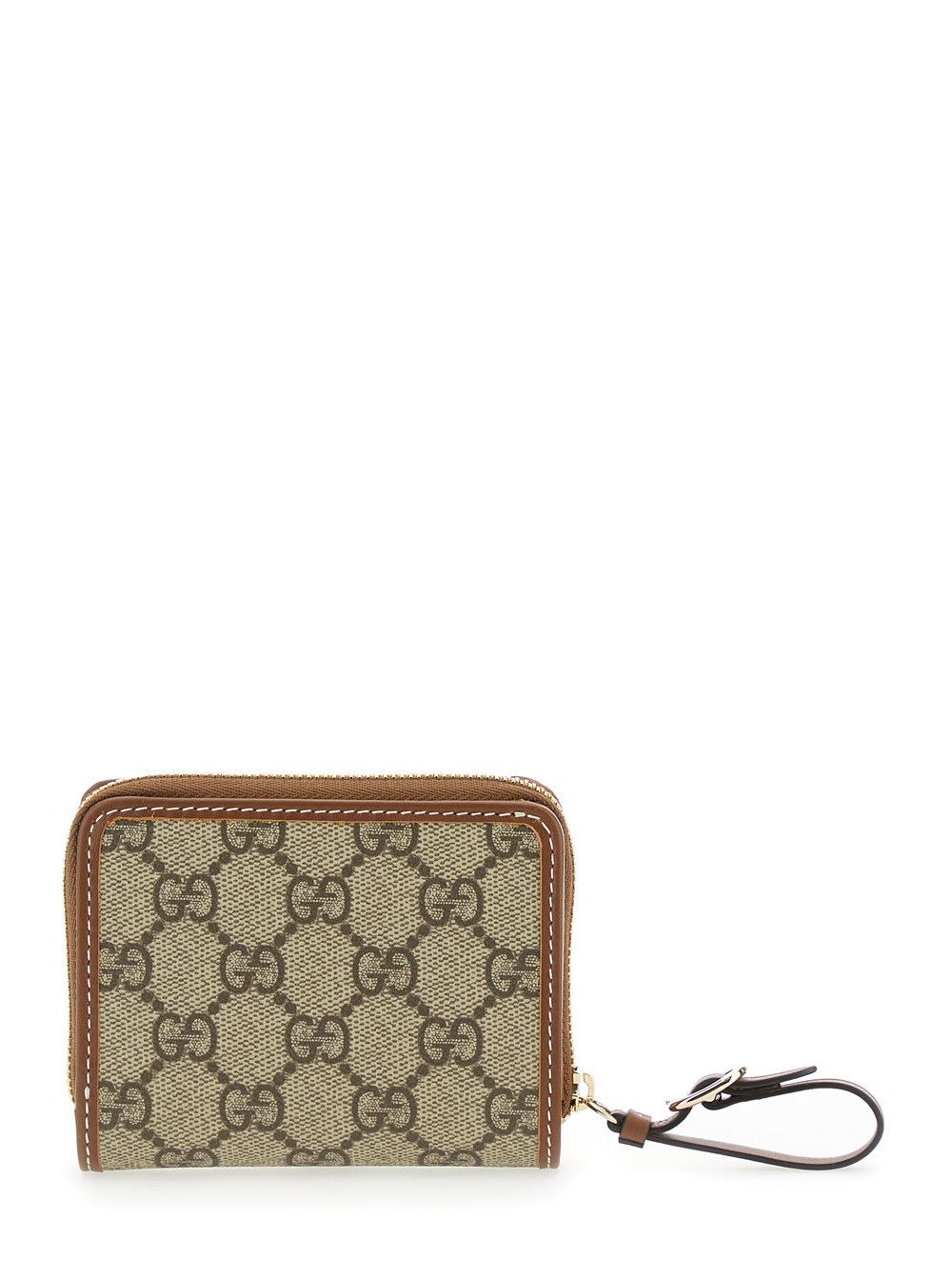 Gucci Beige Wallet with Snap Button and Zip Closure in GG Canvas Woman Size M / US 6-8 / IT 42-44 - 4 Thumbnail