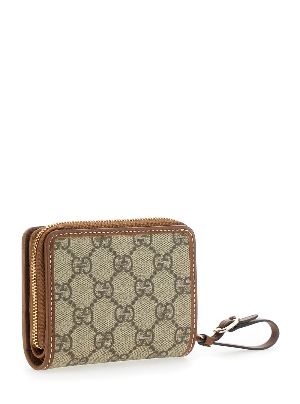Gucci Beige Wallet with Snap Button and Zip Closure in GG Canvas Woman Size M / US 6-8 / IT 42-44 - 3 Thumbnail