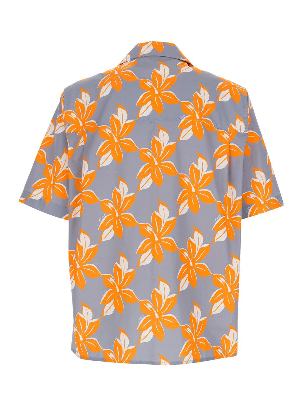 Gucci Multicolor Bowling Shirt with Cuban Collar and All-Over Floral Print in cotton Man Size US M / EU 48-50 / 2 - 2 Thumbnail