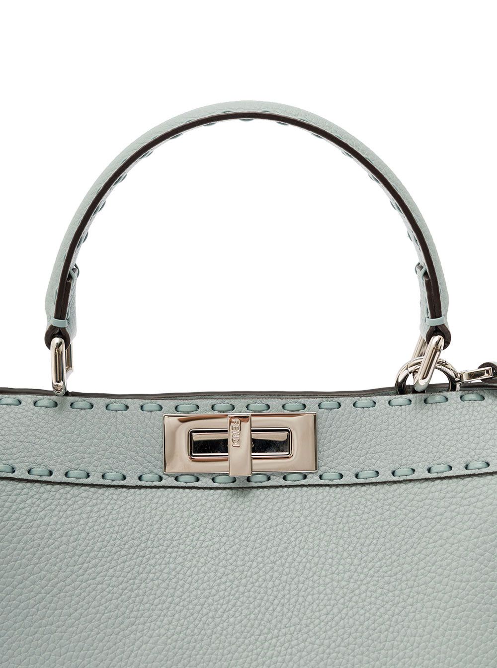 Fendi 'Peekaboo ISeeU Medium' Grey Handbag with 646 Hand-Sewn Topstitches Woman Size ONE SIZE - 5 Thumbnail