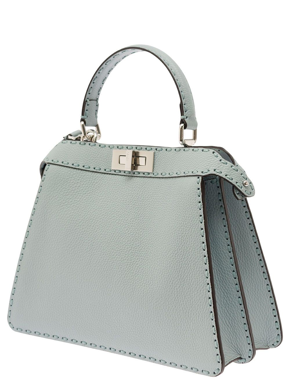 Fendi 'Peekaboo ISeeU Medium' Grey Handbag with 646 Hand-Sewn Topstitches Woman Size ONE SIZE - 2 Thumbnail