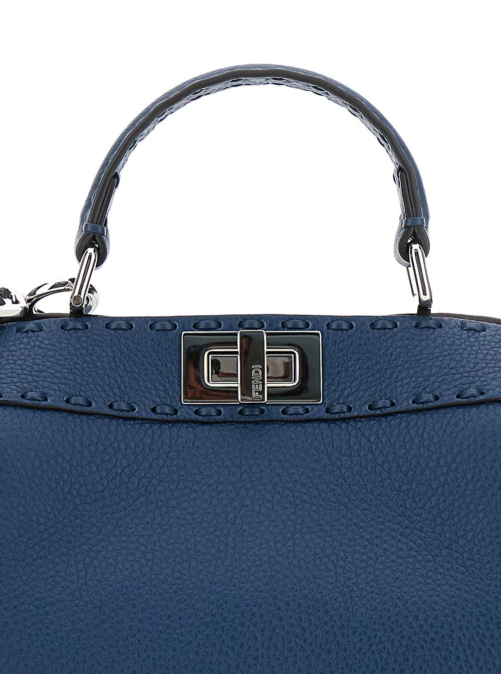 Fendi 'Peekaboo ISeeU Small' Blue Handbag with Shoulder Strap in Leather Woman Size ONE SIZE - 5 Thumbnail