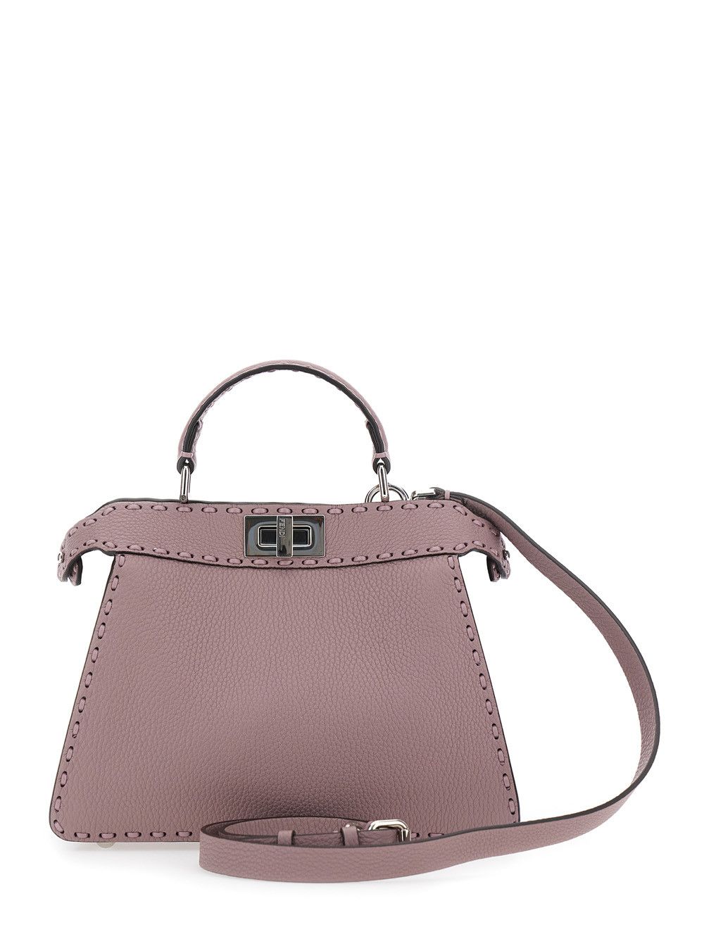 Fendi 'Peekaboo ISeeU Small' Pink Handbag with Shoulder Strap in Leather Woman Size ONE SIZE - 4 Thumbnail