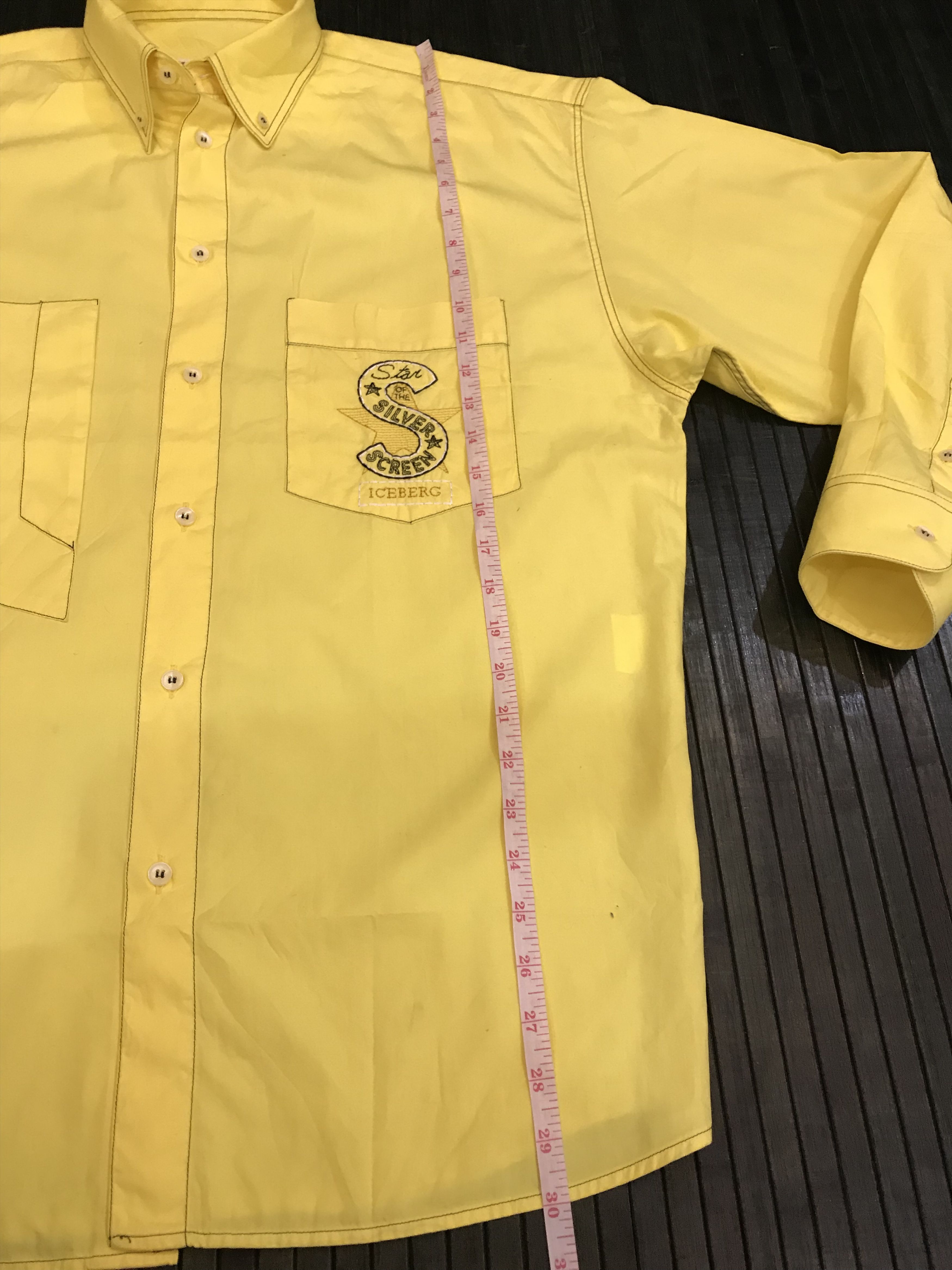 Iceberg ICEBERG x STARS OF THE SILVER SCREEN ITALY YELLOW SHIRT RARE Size US L / EU 52-54 / 3 - 6 Thumbnail