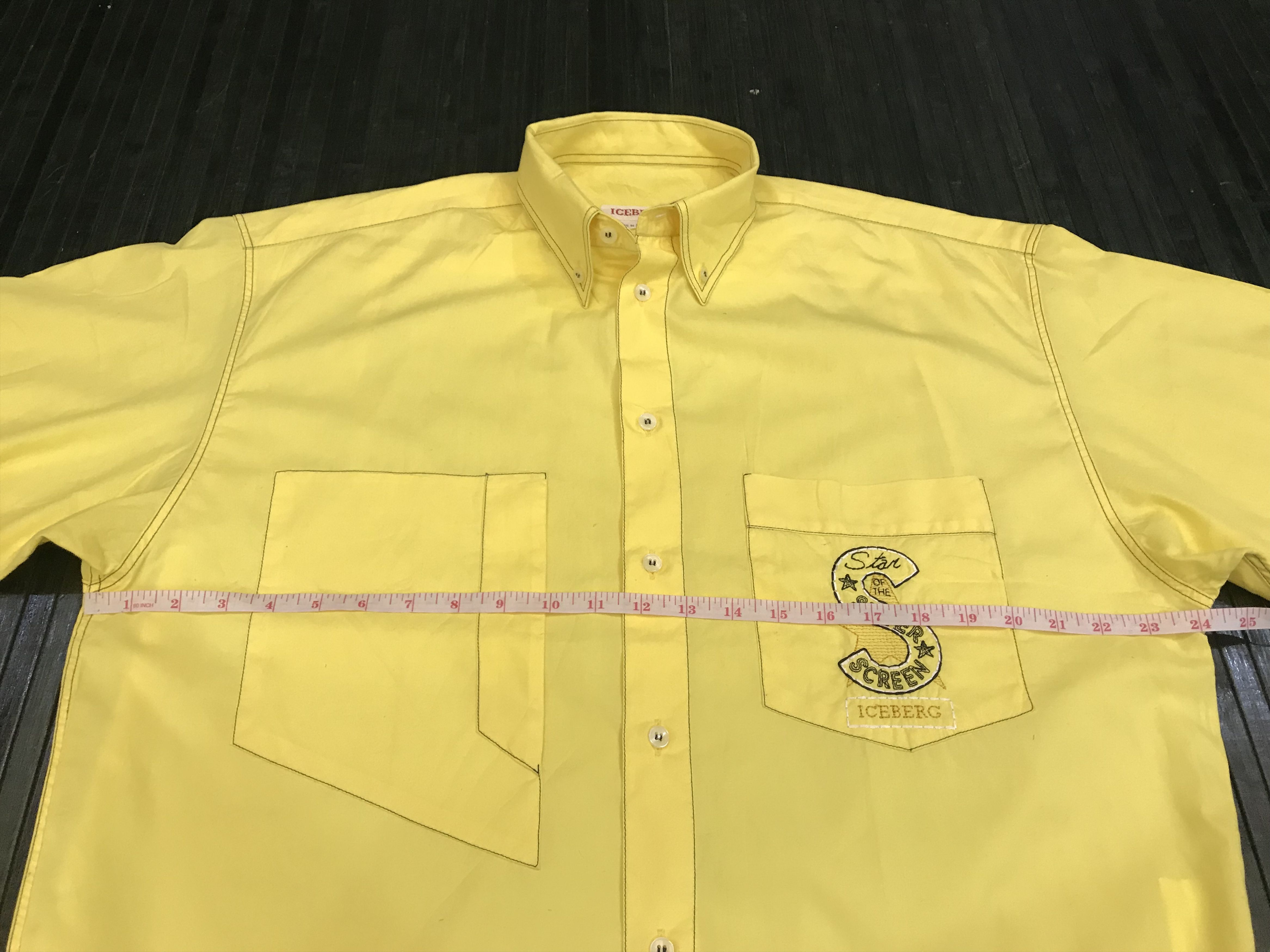 Iceberg ICEBERG x STARS OF THE SILVER SCREEN ITALY YELLOW SHIRT RARE Size US L / EU 52-54 / 3 - 5 Thumbnail