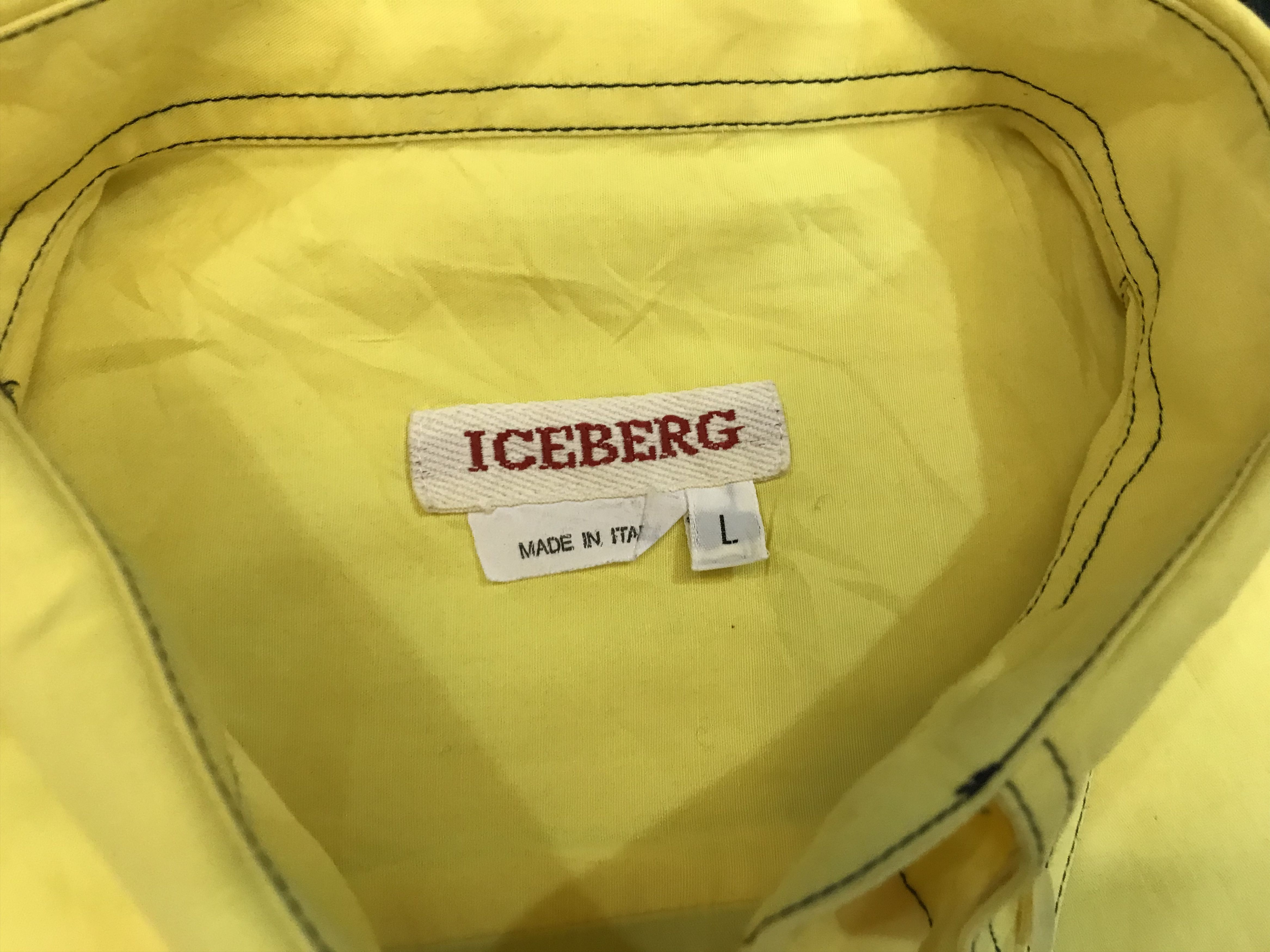 Iceberg ICEBERG x STARS OF THE SILVER SCREEN ITALY YELLOW SHIRT RARE Size US L / EU 52-54 / 3 - 4 Thumbnail