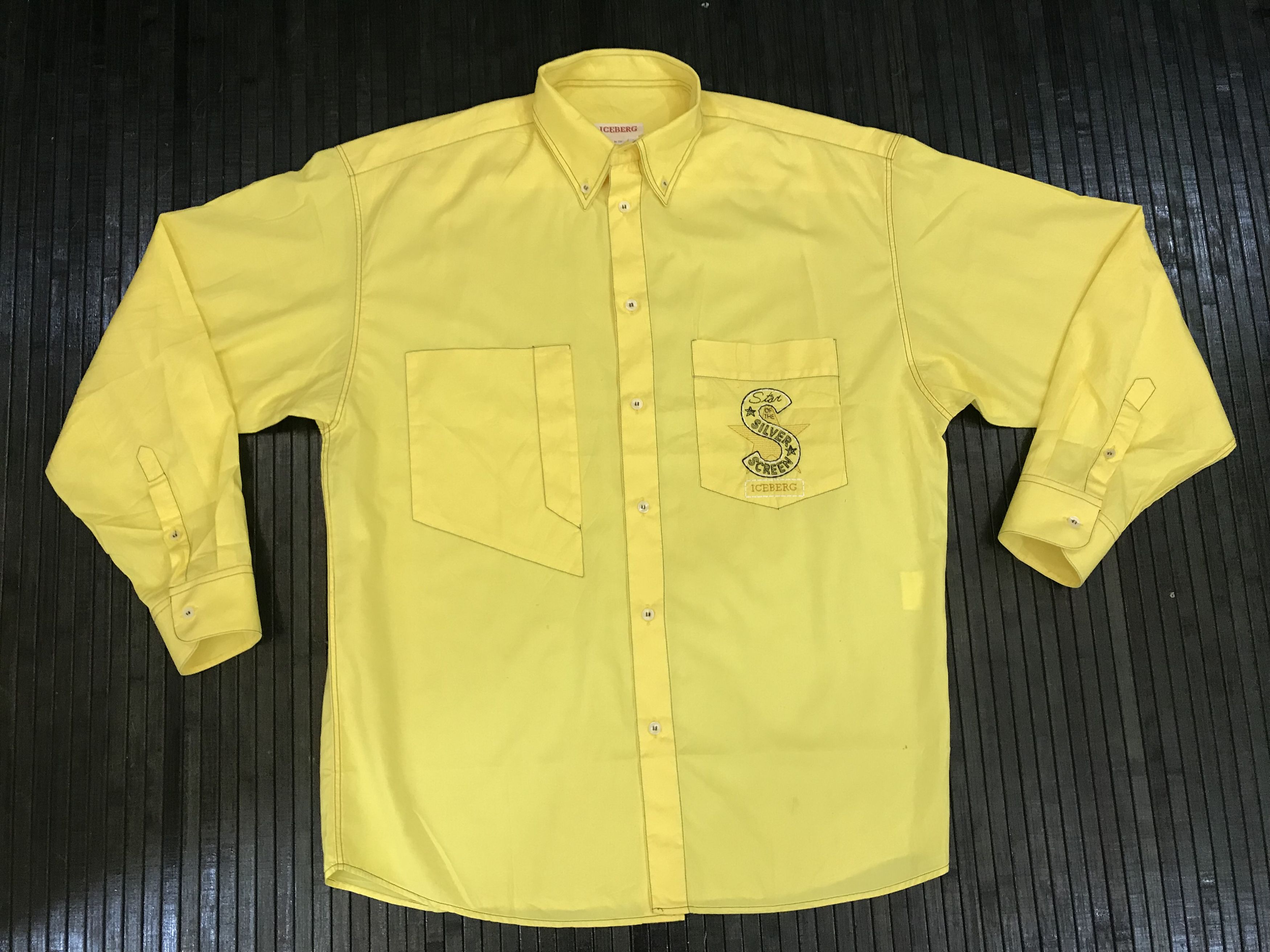 Iceberg ICEBERG x STARS OF THE SILVER SCREEN ITALY YELLOW SHIRT RARE Size US L / EU 52-54 / 3 - 1 Thumbnail