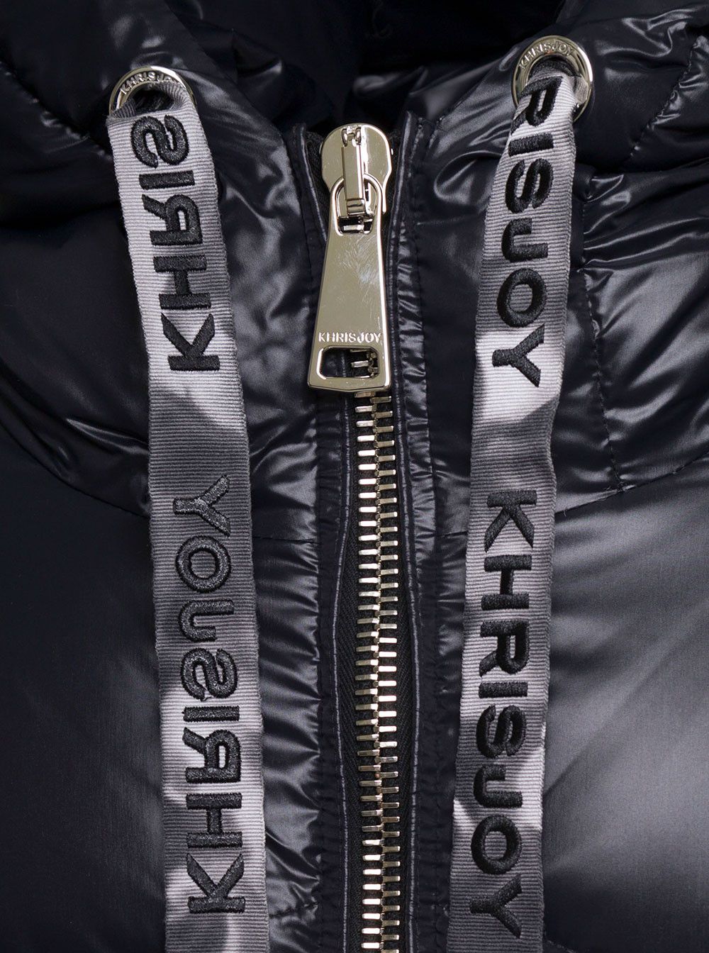 Khrisjoy Black 'Puff Khris Iconic' Oversized Down Jacket with Hood in Polyester Woman Size XXS / US 00 / IT 34 - 3 Thumbnail