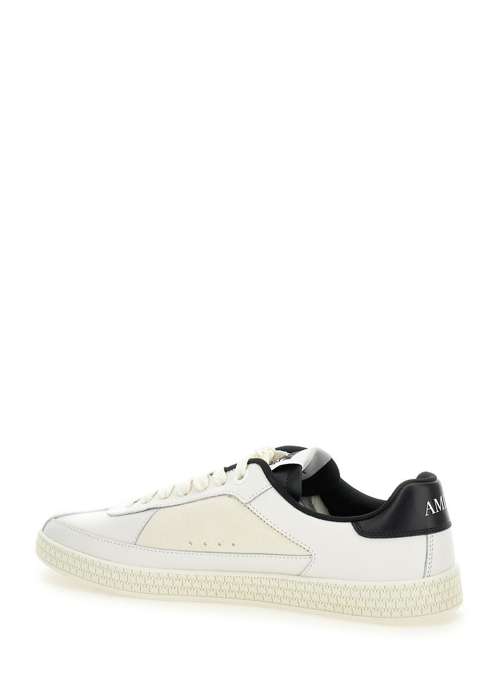 Amiri 'Pacific' Low Top Sneakers with Star Patch on the Side and Logo Patch on the Tongue in Leather Man Size US 10 / EU 43 - 3 Thumbnail