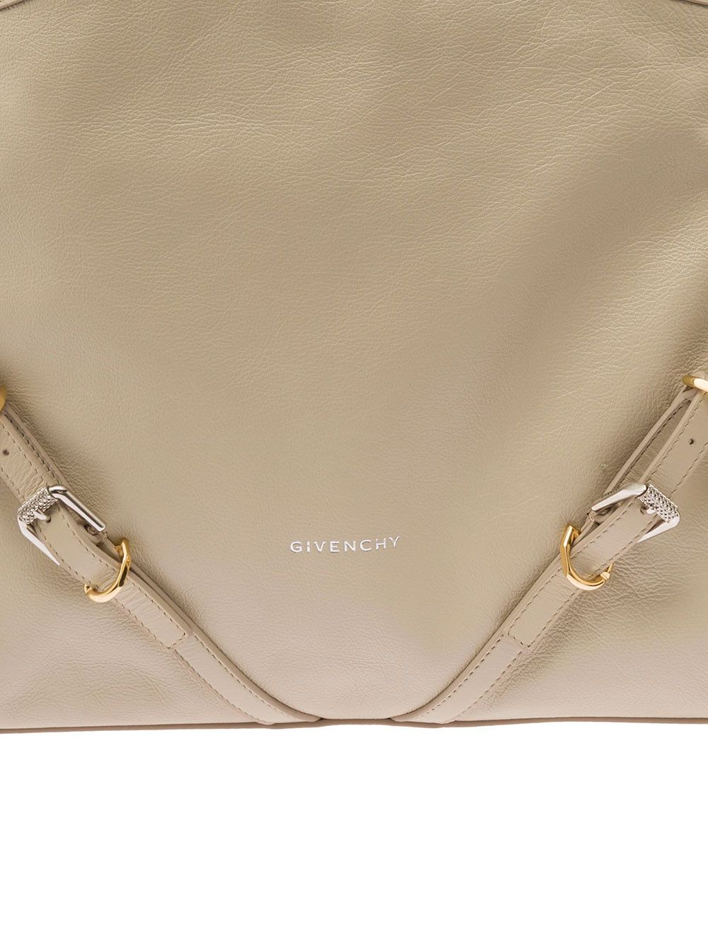Givenchy 'Voyou' Beige Shoulder Bag with Embossed Logo in Smooth Leather Woman Size ONE SIZE - 5 Thumbnail