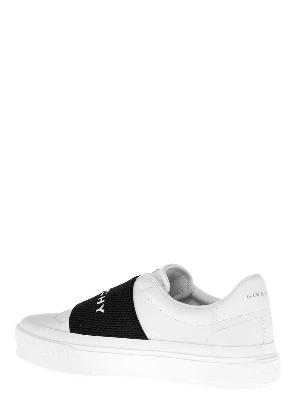 Givenchy 'City Court' White Low Top Sneakers with Logo in Leather Woman Size US 7 / IT 37 - 3 Thumbnail