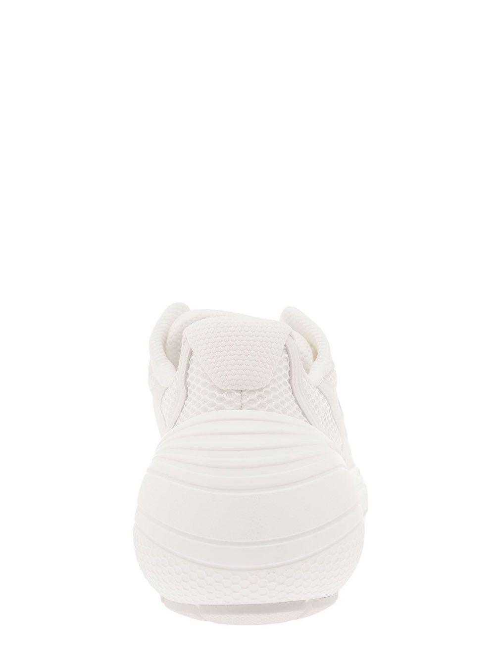 Givenchy 'Tk-Mx' White Low Top Sneakers with Side Logo Print in Mesh and Faux Leather Man Size US 7 / EU 40 - 4 Thumbnail