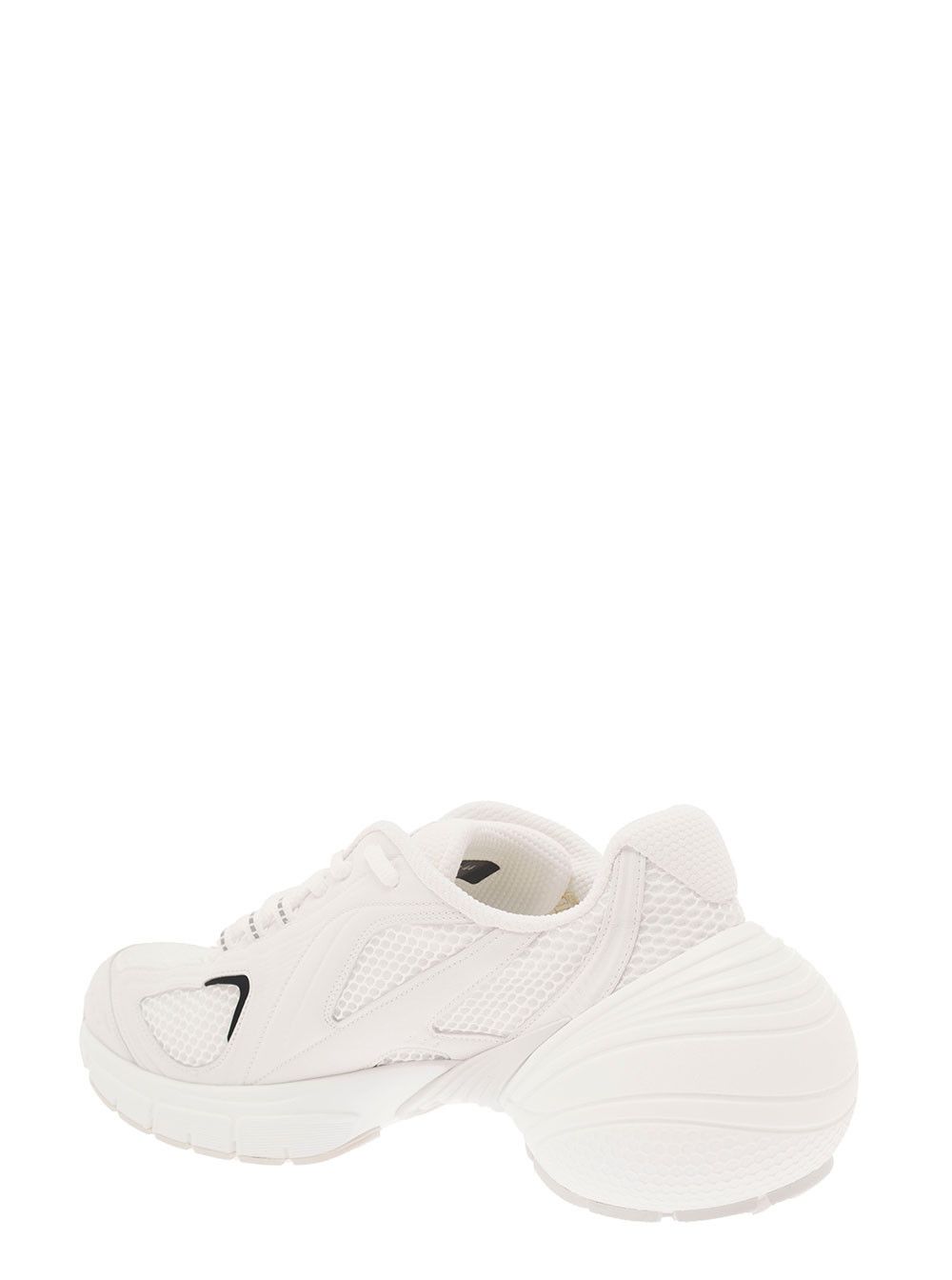 Givenchy 'Tk-Mx' White Low Top Sneakers with Side Logo Print in Mesh and Faux Leather Man Size US 7 / EU 40 - 3 Thumbnail