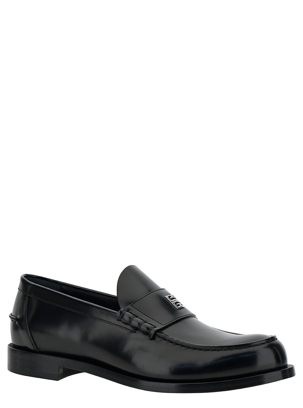 Givenchy Black Loafers with 4G Detail in Leather Man Size US 7 / EU 40 - 2 Thumbnail