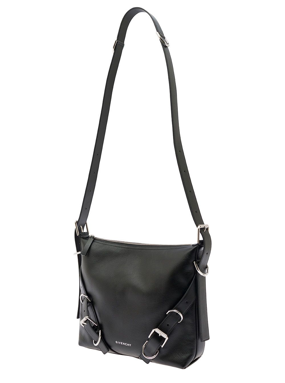 Givenchy 'Voyou' White Crossbody Bag with Logo and Buckle Detail in Leather Man Size ONE SIZE - 2 Thumbnail