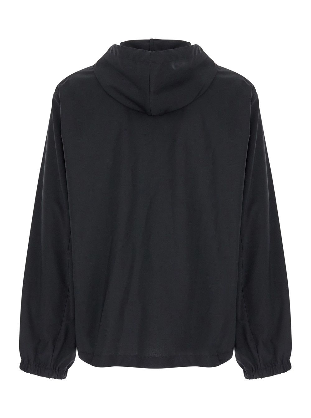Givenchy Black Zip-Up Hoodie with Logo Detail in Wool Man Size US L / EU 52-54 / 3 - 2 Thumbnail