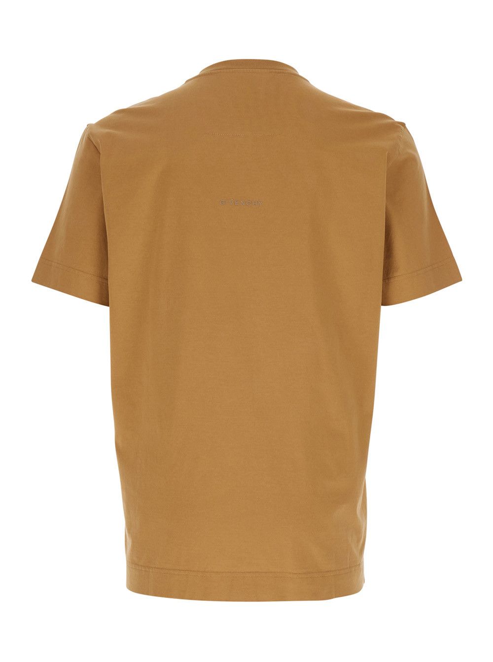 Givenchy Beige Crewneck T-Shirt with 4G Logo on the Front in Cotton Man Size US L / EU 52-54 / 3 - 2 Thumbnail