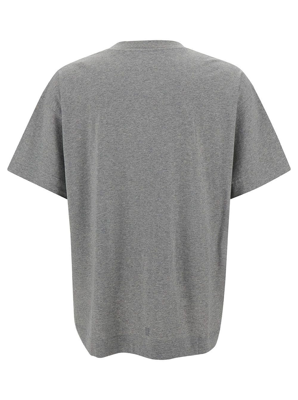 Givenchy Grey T-Shirt with Logo Print and Lighting Motif in Cotton Man Size US L / EU 52-54 / 3 - 2 Thumbnail