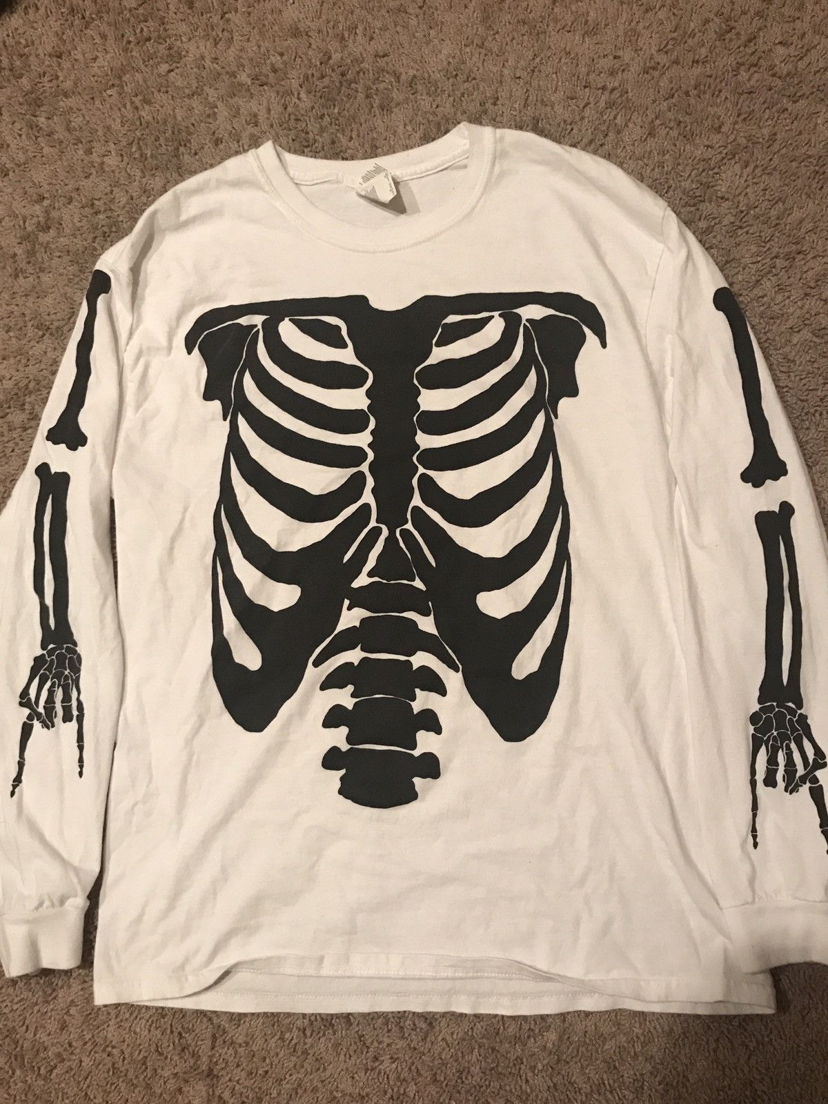 Vlone Playboi Carti Skeleton Shirt Die Lit Tour | Grailed