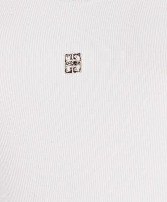 Givenchy GIVENCHY Women Tops BW70CH3YQS 100 White Size S / US 4 / IT 40 - 3 Thumbnail