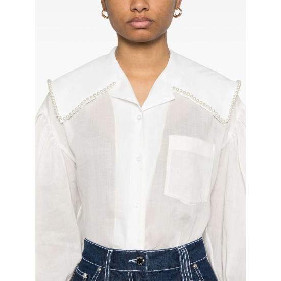 Simone Rocha SIMONE ROCHA Women Shirts 5308B 1210 WHPEA WHITE Size XS / US 0-2 / IT 36-38 - 2 Thumbnail