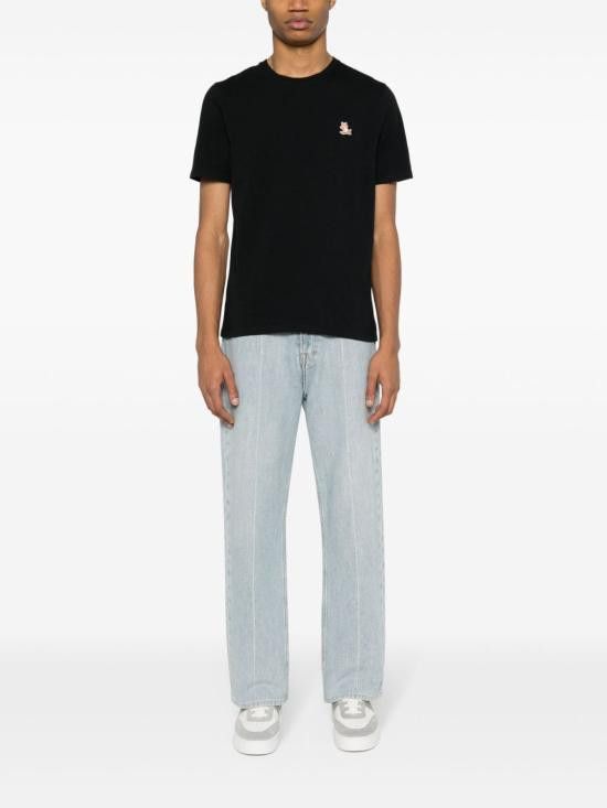 Maison Kitsune MAISON KITSUNE Men T-Shirts LM00110KJ0008 P199 Black Size US M / EU 48-50 / 2 - 2 Thumbnail