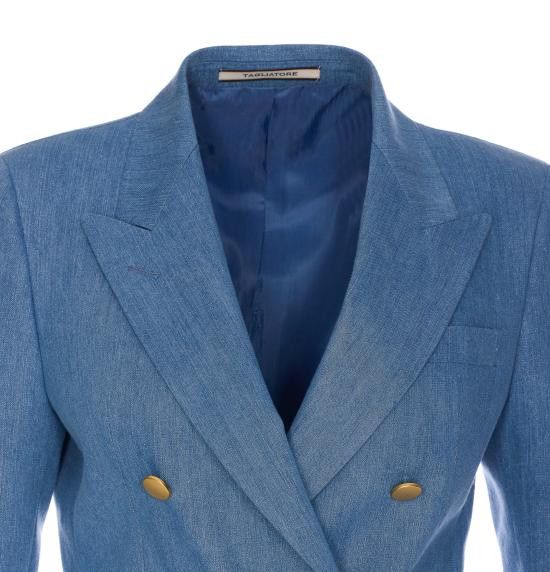 Tagliatore TAGLIATORE Women Jackets J PARIGI10B 750026I1234 Blue Size L / US 10 / IT 46 - 4 Thumbnail