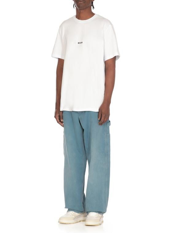 MSGM MSGM Men T-Shirts 2000MM500 20000201 White Size US S / EU 44-46 / 1 - 6 Thumbnail