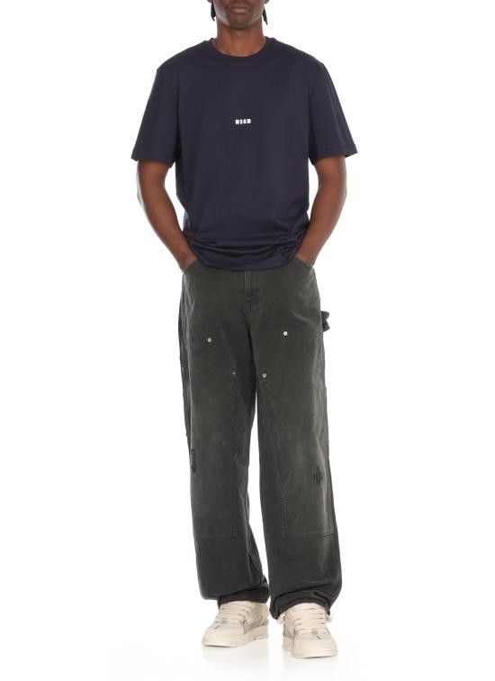 MSGM MSGM Men T-Shirts 3840MM500 25700287 Blue Size US S / EU 44-46 / 1 - 2 Thumbnail
