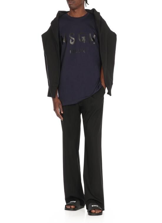 MSGM MSGM Men T-Shirts 3840MM510 25700287 Blue Size US M / EU 48-50 / 2 - 5 Thumbnail