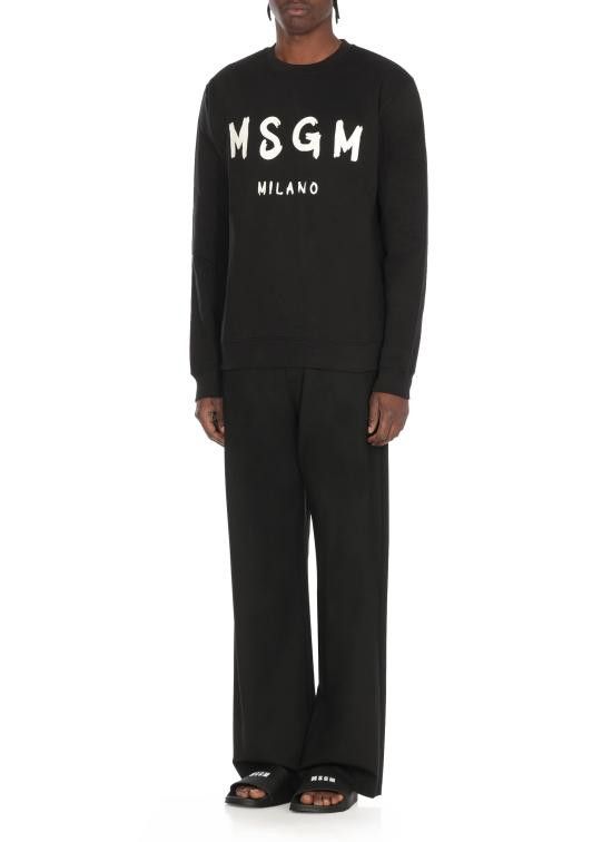 MSGM MSGM Men Hoodies 2000MM513 30000099 Black Size US S / EU 44-46 / 1 - 2 Thumbnail